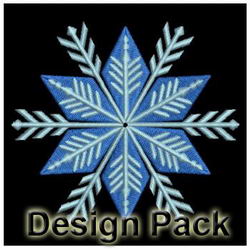 Snowflakes machine embroidery designs