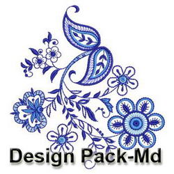 Blue Onion(Md) machine embroidery designs