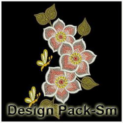 Artistic Flowers(Sm) machine embroidery designs