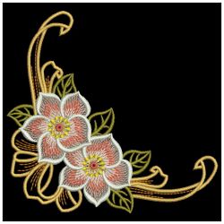 Artistic Flowers 02(Sm) machine embroidery designs
