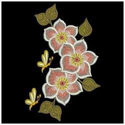 Artistic Flowers 06(Sm) machine embroidery designs