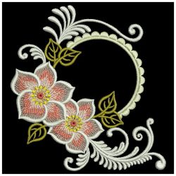 Artistic Flowers 07(Lg) machine embroidery designs