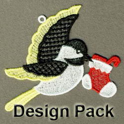 FSL Christmas Birds machine embroidery designs