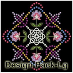 Candlewicking Jacobean Quilt(Lg) machine embroidery designs