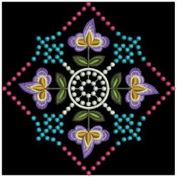 Candlewicking Jacobean Quilt 02(Sm) machine embroidery designs