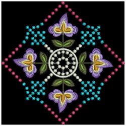 Candlewicking Jacobean Quilt 02(Sm)