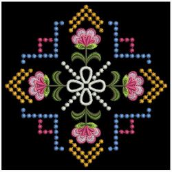 Candlewicking Jacobean Quilt 03(Lg) machine embroidery designs