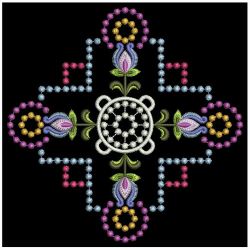 Candlewicking Jacobean Quilt 05(Sm) machine embroidery designs