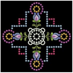 Candlewicking Jacobean Quilt 05(Lg) machine embroidery designs