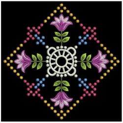 Candlewicking Jacobean Quilt 06(Lg) machine embroidery designs