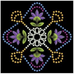 Candlewicking Jacobean Quilt 08(Sm) machine embroidery designs
