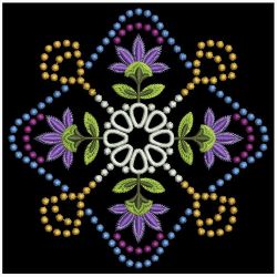 Candlewicking Jacobean Quilt 08(Lg) machine embroidery designs