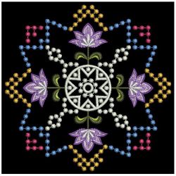 Candlewicking Jacobean Quilt 10(Sm) machine embroidery designs