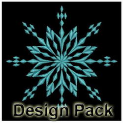 Satin Snowflakes machine embroidery designs