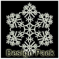 Artistic Snowflakes machine embroidery designs