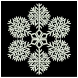 Artistic Snowflakes 09 machine embroidery designs