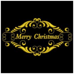 Merry Christmas 02 machine embroidery designs