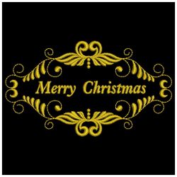 Merry Christmas 03 machine embroidery designs