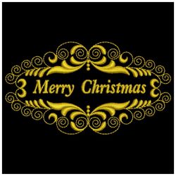 Merry Christmas 09 machine embroidery designs