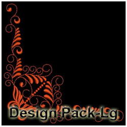 Heirloom Scroll Corners(Lg) machine embroidery designs