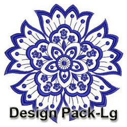 Artistic Blue Quilt(Lg) machine embroidery designs