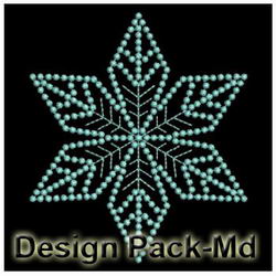 Candlewicking Snowflakes Quilt(Md) machine embroidery designs