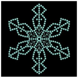 Candlewicking Snowflakes Quilt 01(Sm) machine embroidery designs