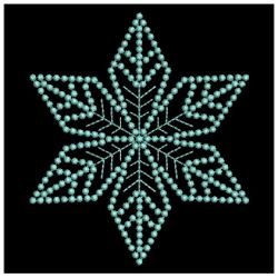 Candlewicking Snowflakes Quilt 02(Sm) machine embroidery designs