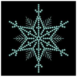 Candlewicking Snowflakes Quilt 03(Sm) machine embroidery designs