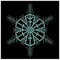 Candlewicking Snowflakes Quilt 04(Sm)