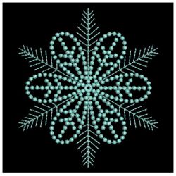 Candlewicking Snowflakes Quilt 05(Sm)