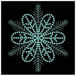 Candlewicking Snowflakes Quilt 05(Sm)
