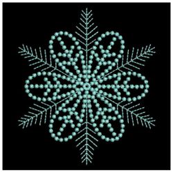 Candlewicking Snowflakes Quilt 05(Lg)