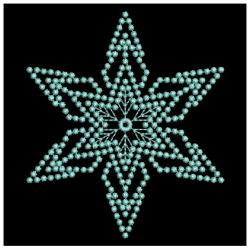 Candlewicking Snowflakes Quilt 08(Sm)