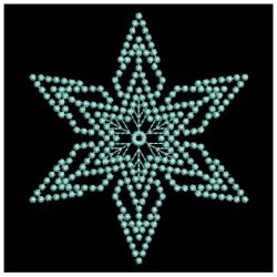 Candlewicking Snowflakes Quilt 08(Sm) machine embroidery designs