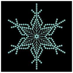 Candlewicking Snowflakes Quilt 09(Sm)
