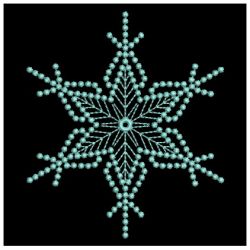 Candlewicking Snowflakes Quilt 09(Lg) machine embroidery designs