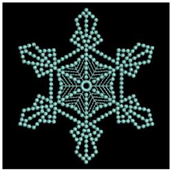 Candlewicking Snowflakes Quilt 10(Sm)