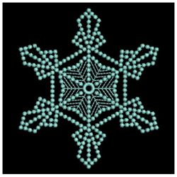 Candlewicking Snowflakes Quilt 10(Sm)