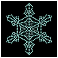 Candlewicking Snowflakes Quilt 10(Md) machine embroidery designs