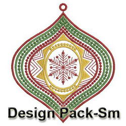 Colorful Christmas Ornaments(Sm) machine embroidery designs