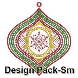 Colorful Christmas Ornaments(Sm) machine embroidery designs