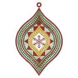 Colorful Christmas Ornaments 01(Sm) machine embroidery designs