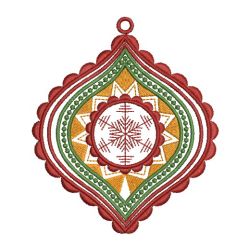Colorful Christmas Ornaments 04(Lg) machine embroidery designs