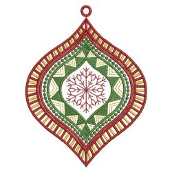 Colorful Christmas Ornaments 06(Sm) machine embroidery designs