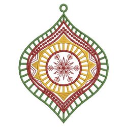Colorful Christmas Ornaments 10(Md) machine embroidery designs