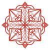 Fantasy Redwork Quilt 03(Lg)