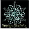 Candlewicking Snowflakes Quilt(Lg)