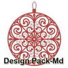 Redwork Christmas Ornaments Quilt(Md)