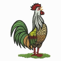 Folk Fowl 07 machine embroidery designs